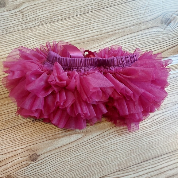 Other - Boutique Ruffled skirt Maroon